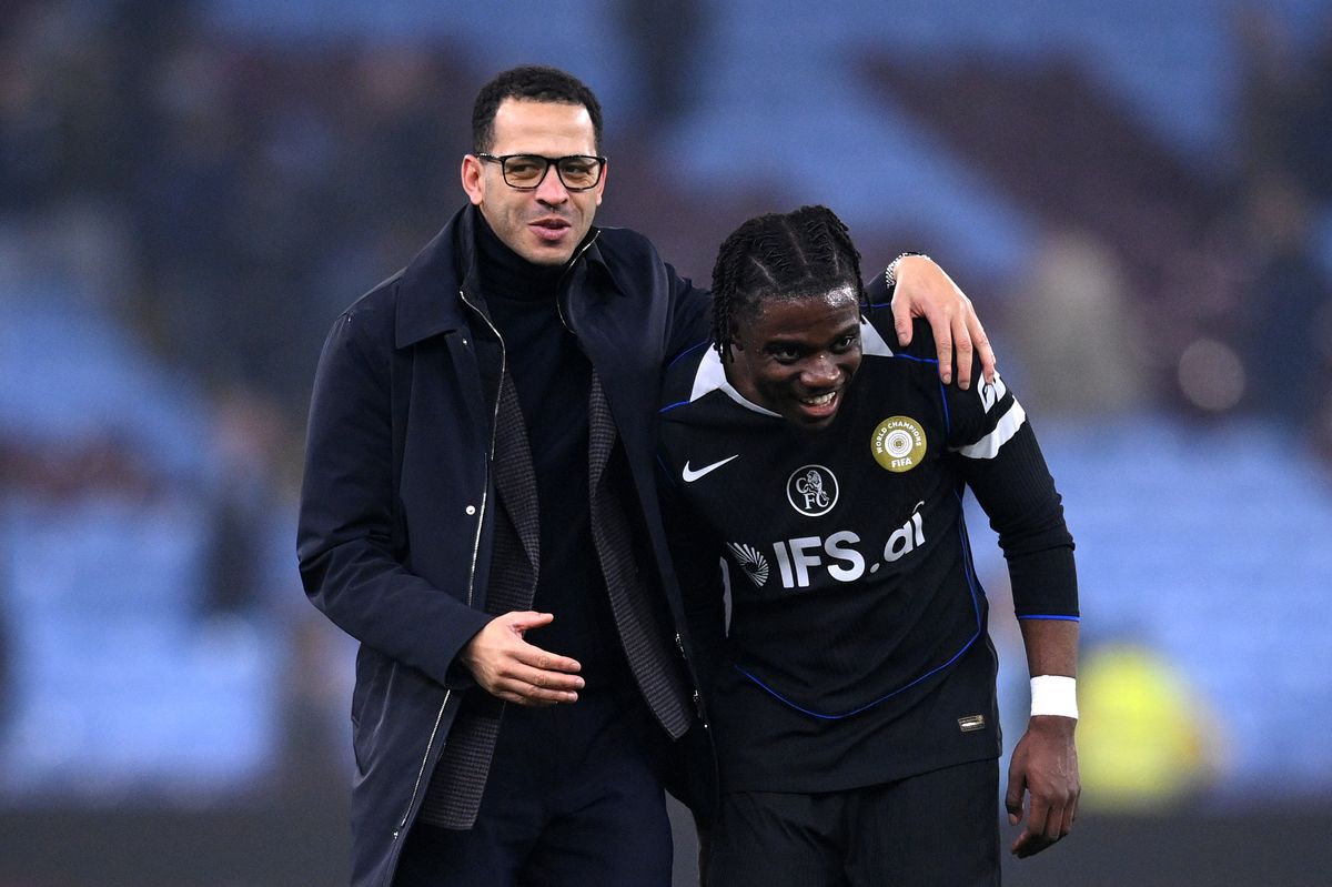 Liam Rosenior and Romeo Lavia 