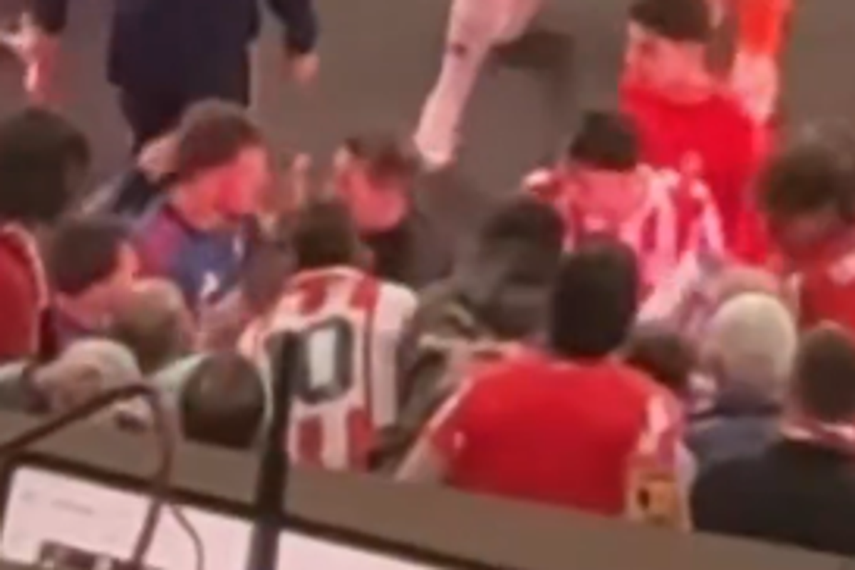 Ben White clashed with Diego Simeone in the tunnel