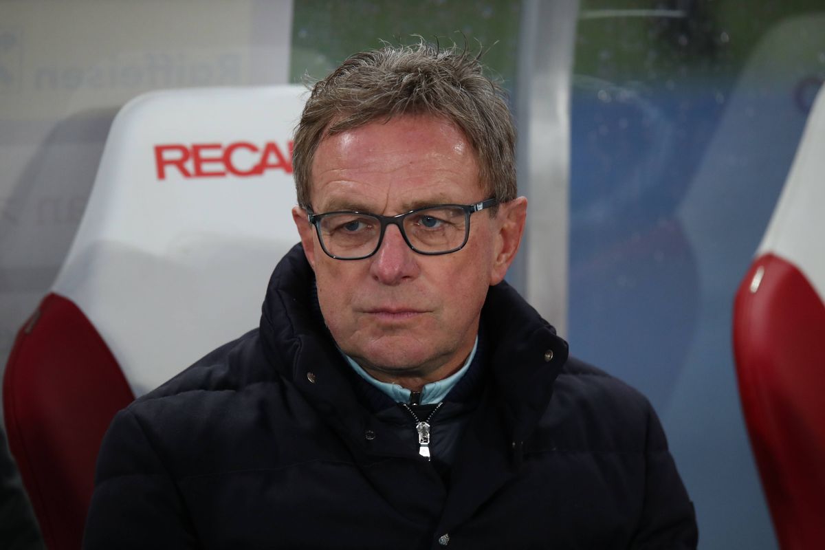 Ralf Rangnick during the friendly match between Austria and Ghana.  