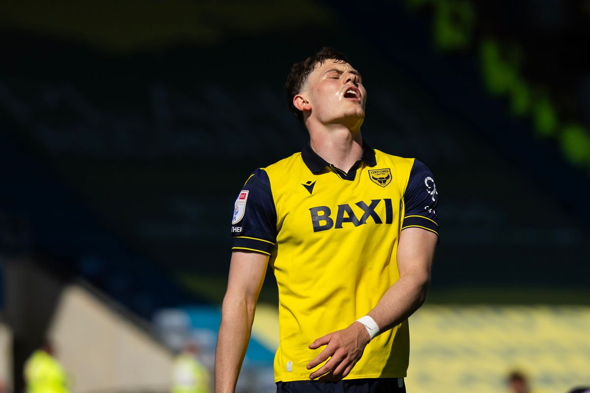 Will Lankshear during the Sky Bet Championship match between Oxford United and Sheffield Wednesday at Kassam Stadium