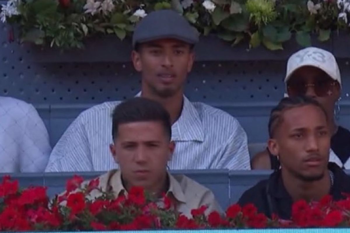 Chelsea's Enzo Fernandez, Joao Pedro and Marc Cucurella have been captured at the tennis with Real Madrid star Jude Bellingham