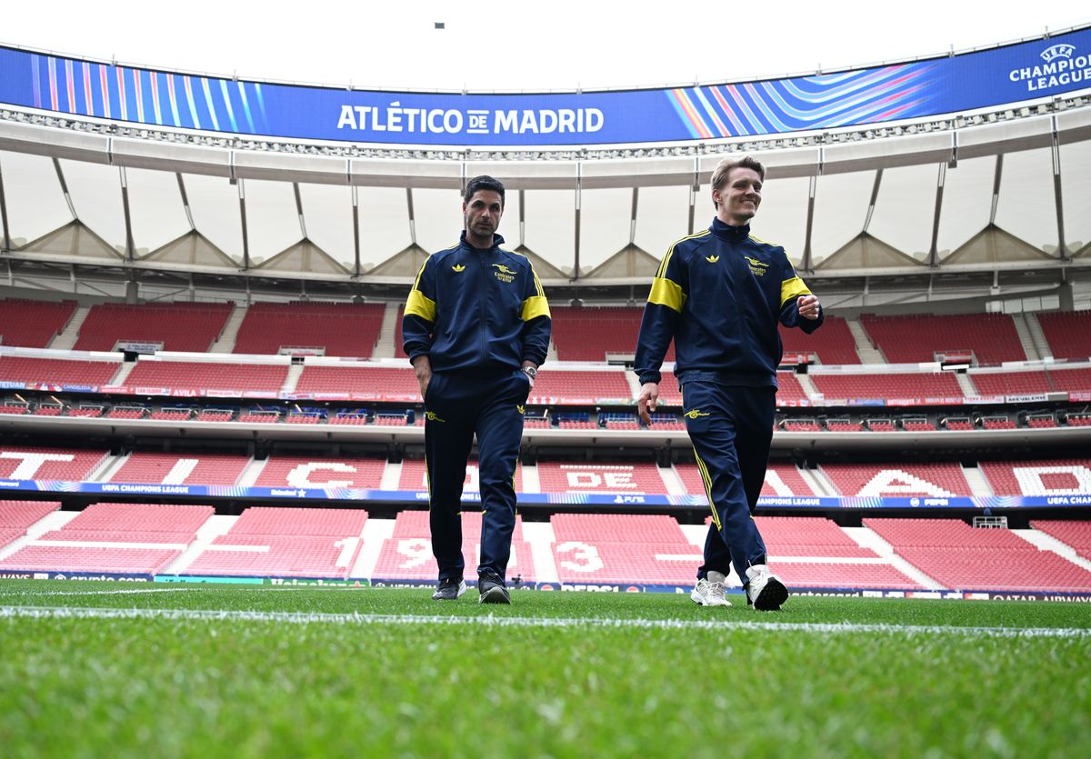 Arsenal take on Atletico Madrid at the Riyadh Air Metropolitano in the UEFA Champions League