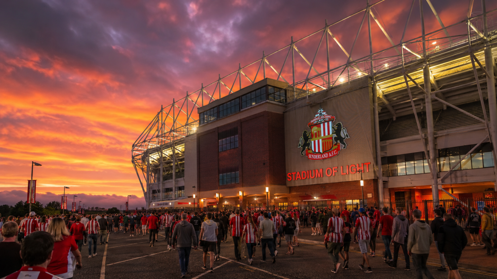 A stunning evening view for our Sunderland vs Manchester United prediction.