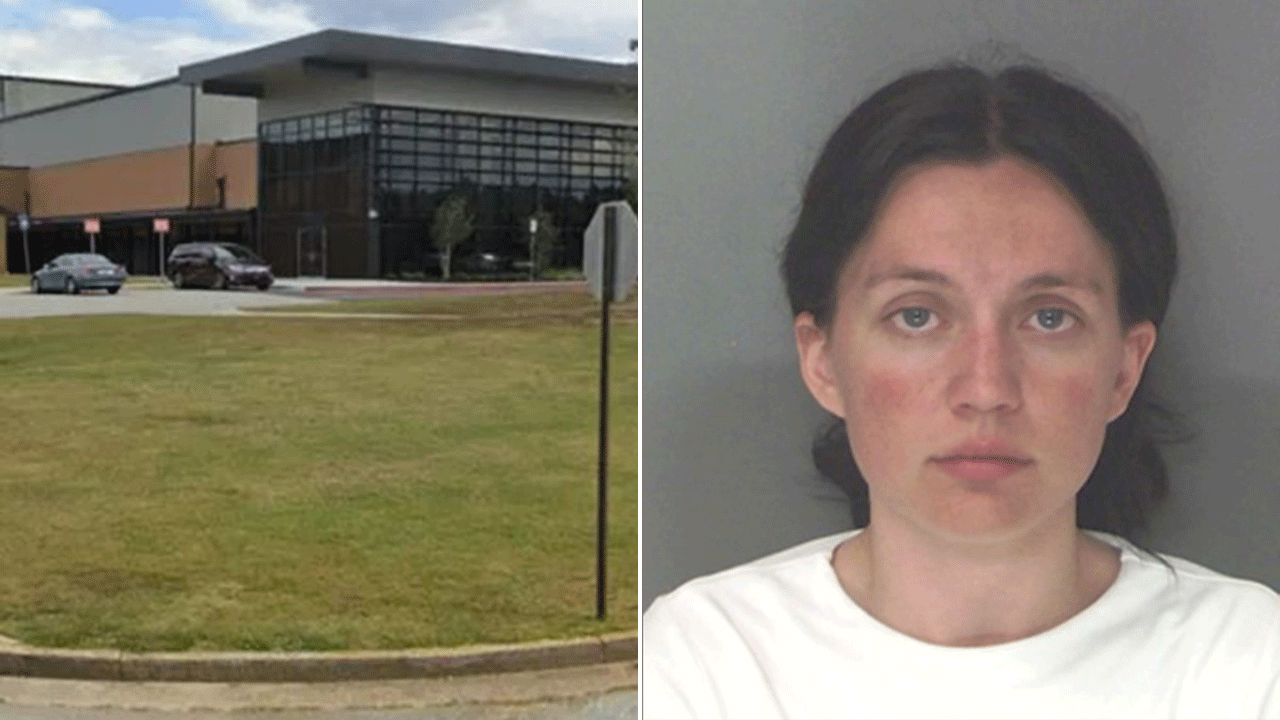 Split of Alexander High School and Maris Nichols' mug shot