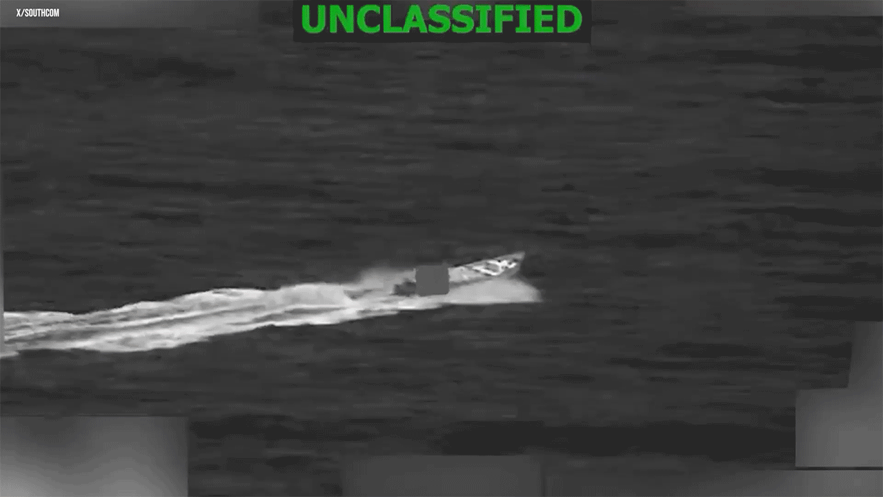 A military strike targeted a suspected narco-trafficking vessel